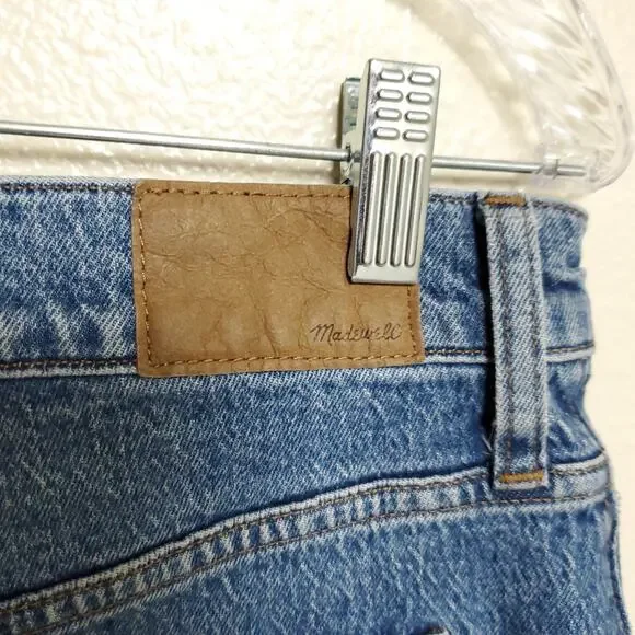 MADEWELL The Perfect Vintage Patch Pocket Wide Leg Jeans Sz 32P - Picture 8 of 12